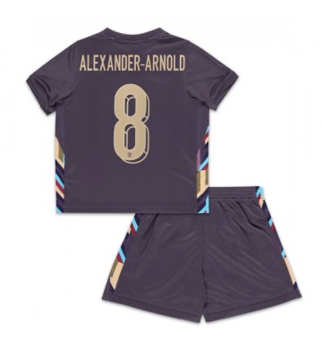 England Alexander-Arnold #8 Bortatröja Barn EM 2024 Kortärmad (+ Korta byxor)